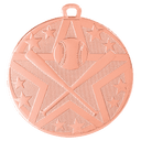 Bronze 2" Superstar Baseball/Softball Medal