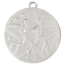 Silver 2" Superstar Cross Country Medal