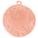 Bronze 2" Superstar Soccer Medal