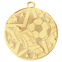 Gold 2" Superstar Soccer Medal