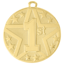 2" Gold Superstar 1st Place Medal
