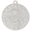 2" Silver Superstar 2nd Place Medal