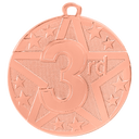 2" Bronze Superstar 3rd Place Medal