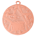 Bronze 2" Superstar Band Medal