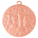 Bronze 2" Superstar Chess Medal