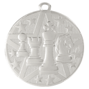 Silver 2" Superstar Chess Medal
