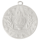 Silver 2" Superstar Participant Medal