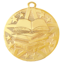 Gold 2" Superstar Reading Medal