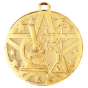 Gold 2" Superstar Science Medal