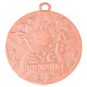 Bronze 2" Superstar Spelling Medal