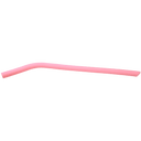 Pink 10" Large Silicone Straw