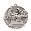 Antique Silver 1 3/4" Lamp of Knowledge Millennium Medal