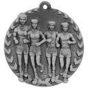 Antique Silver 1 3/4" Cross Country Millennium Medal