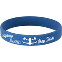 Blue/White 4 1/8" Laserable Bracelet