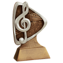 5 1/2" Music Triad Resin