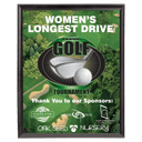 8" x 10" Unisub Sublimatable Plaque with Black Edge
