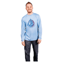 Men's Solar Performance Long Sleeve Shirt-Cobalt Blue