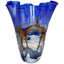 14" Art Glass Vase