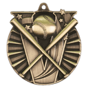 Antique Gold 2" Baseball/Softball Victory Medal