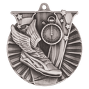 Antique Silver 2" Track Victory Medal