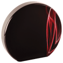 Red 5" Round Vapor Acrylic
