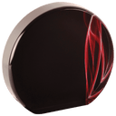 Red 6" Round Vapor Acrylic