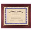13 1/4" x 10 3/4" Burgundy Certificate Holder